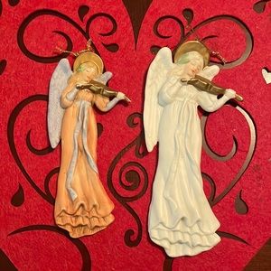 1980’s Vintage Neapolitan Style Angels/Instruments Ornaments!